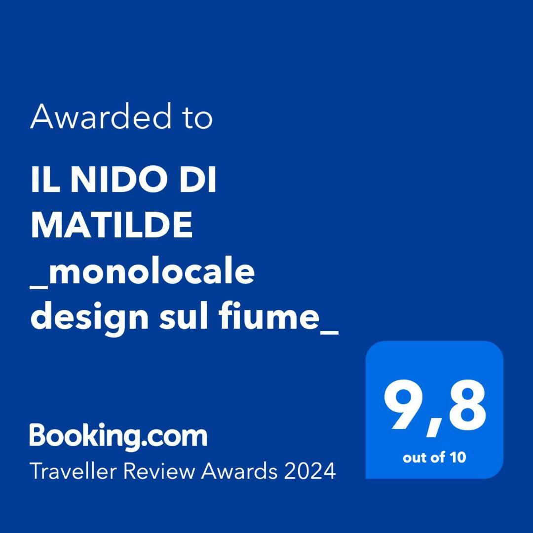 Il Nido Di Matilde _Monolocale Design Sul Fiume_ Apartment Rossena Exterior photo